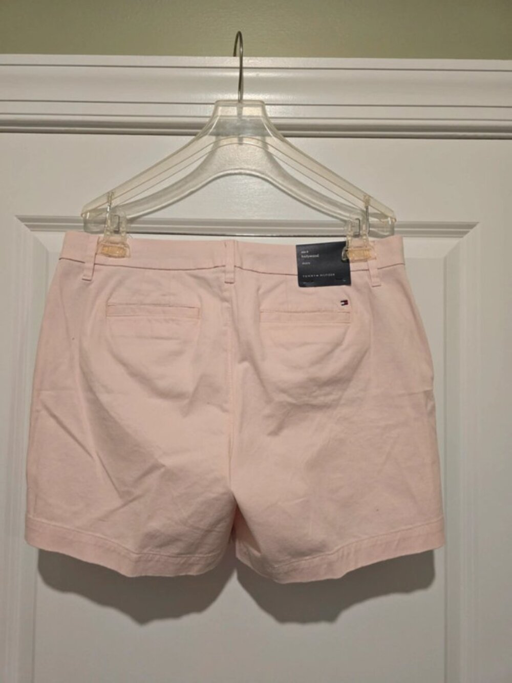Tommy Hilfiger 5 inch pink combed cotton Hollywood Shorts.